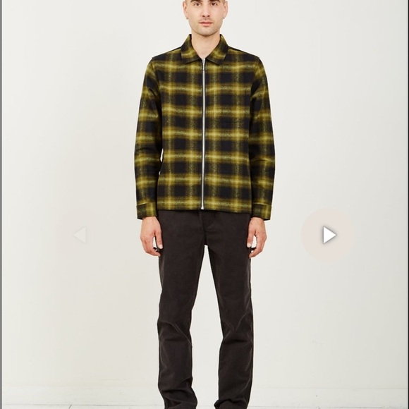 STUSSY SOLD OUT Black and Olive Green Plaid Shirt Jacket | Size S | Cotton | - Picture 3 of 17